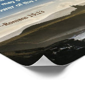 Gott der Hoffnung, Römer 15:13 Bibelverse, irische Poster (Ecke)