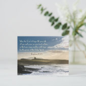 Gott der Hoffnung, Römer 15:13 Bibelverse, irische Postkarte (Stehend Vorderseite)