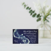 Gott der Hoffnung, Römer 15:13 Bibelverse Visitenkarte (Stehend Vorderseite)