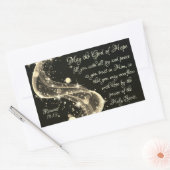 Gott der Hoffnung, Römer 15:13 Bibelverse, Weihnac Rechteckiger Aufkleber (Umschlag)