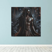 Gott der Nacht: Nyoroan Leinwanddruck (Insitu (Holzboden))