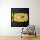 Gott der Sonne Wandteppich (Beispiel (Horizontal))