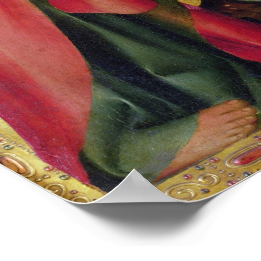 Gott, der Vater bestraft Adam und Eva Poster (Ecke)