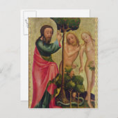 Gott, der Vater bestraft Adam und Eva Postkarte (Vorne/Hinten)