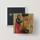 Gott der Vater bestraft Adam und Eve Button (Vorne & Hinten)