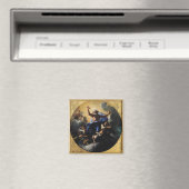 Gott, der Vater, der von Engeln getragen wird Magnet (In Situ (Geschirrspüler))