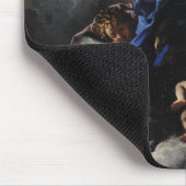 Gott der Vater getragen durch Engel Mousepad (Ecke)