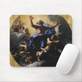 Gott der Vater getragen durch Engel Mousepad (Mit Mouse)