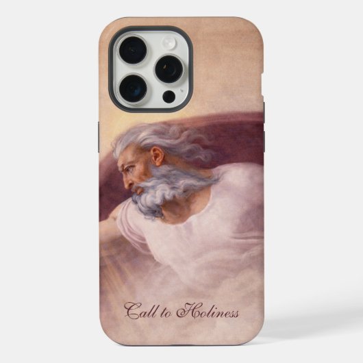 Gott der Vater, göttlicher Segen iPhone Hülle (Rückseite)