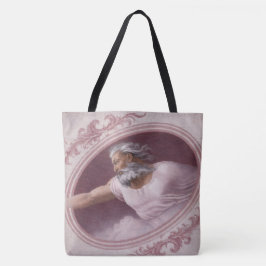 Gott der Vater Klassisch gerahmt Renaissance Rose Tasche