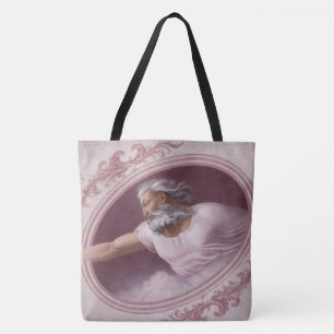 Gott der Vater Klassisch gerahmt Renaissance Rose Tasche