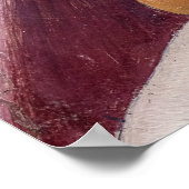 Gott der Vater, Sixtinische Kapelle von Michelange Poster (Ecke)