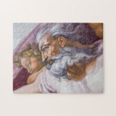 Gott der Vater, Sixtinische Kapelle von Michelange Puzzle (Horizontal)