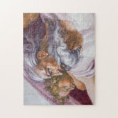 Gott der Vater, Sixtinische Kapelle von Michelange Puzzle (Vertikal)