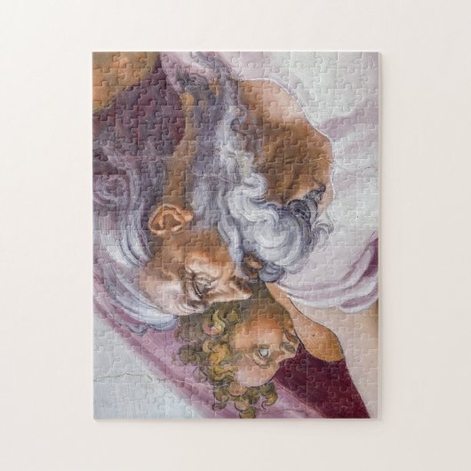 Gott der Vater, Sixtinische Kapelle von Michelange Puzzle (Vertikal)