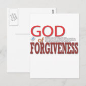 Gott der Vergebung Postkarte (Vorne/Hinten)