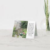 Gott dienend... Mitteilungskarte (Vorderseite)