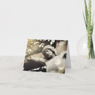 Gott dient dem Glauben und der Liebe Dankeskarte