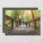 Gott ein Foto religiöser Weihnachten (Vorne/Hinten)