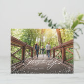 Gott ein Foto religiöser Weihnachten (Stehend Vorderseite)