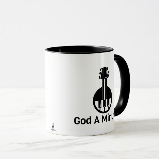 Gott, eine Minute? Logo Tasse (VorderseiteRechts)