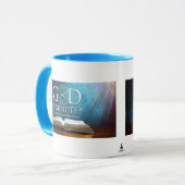 Gott, eine Minute? Tasse (Vorderseite Links)