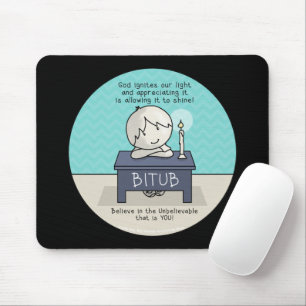 Gott entzündet unseren Lichtmäuse-Pad Mousepad