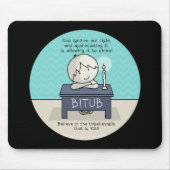 Gott entzündet unseren Lichtmäuse-Pad Mousepad (Vorne)