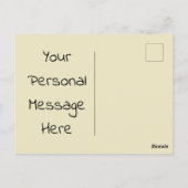 Gott, Erholung, mein Herr. Postkarte (Rückseite)