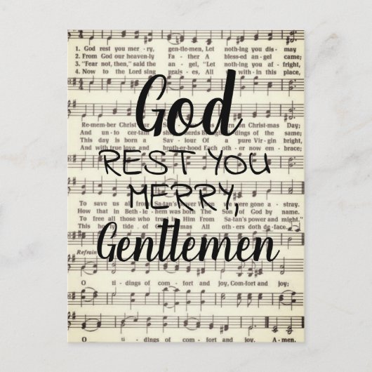 Gott, Erholung, mein Herr. Postkarte (Vorderseite)