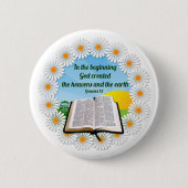 Gott erschaffen button (Vorderseite)