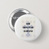 Gott erschaffen Darwin Button (Vorne & Hinten)