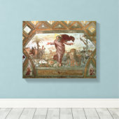 Gott erschaffen die Erde Leinwanddruck (Insitu (Holzboden))