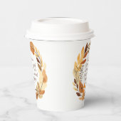 Gott erschaffen Gut | Erntedank Kreath | Neutrale Pappbecher (Links)