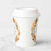 Gott erschaffen Gut | Erntedank Kreath | Neutrale Pappbecher (Rechts)