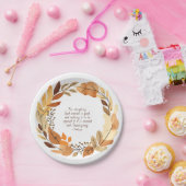 Gott erschaffen Gut | Erntedank Kreath | Neutrale Pappteller (Party)