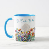 Gott erschafft Wunder Personalisierter Glaubenssin Tasse (Links)