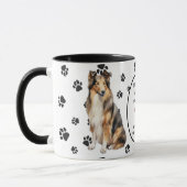 Gott erschuf den Collie Dog Tasse (Links)