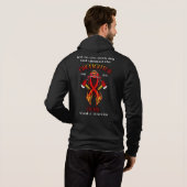Gott erschuf den Feuerwehrmann Hoodie (Schwarz voll)