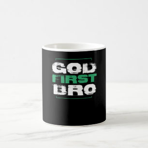Gott erster Bart Glaube Christliches Geschenk Kaffeetasse