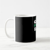 Gott erster Bart| Glaube Christliches Geschenk Kaffeetasse (Links)