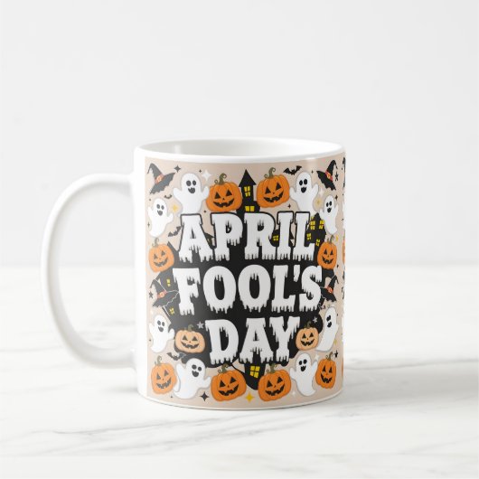 Gott! Es ist April-Dummkopf Kaffeetasse (Links)