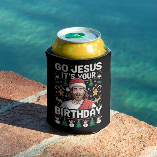 Gott, es ist dein Geburtstag Ugly Weihnachtskraut Dosenkühler (In Situ Pool)