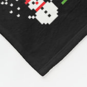 Gott, es ist dein Geburtstag Ugly Weihnachtskraut Fleecedecke (Ecke)