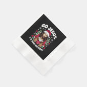 Gott, es ist dein Geburtstag Ugly Weihnachtskraut Serviette (Ecke)