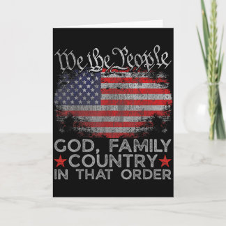 Gott Familie Land In dieser Reihenfolge Christlich Karte