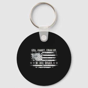 Gott Familie Land Patriotisch Glaube Stolz Usa Für Schlüsselanhänger