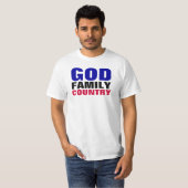 Gott-Familien-Land T-Shirt (Vorne ganz)
