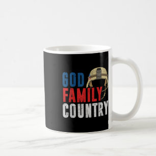 Gott Familienland Soldier USA stolz amerikanisches Kaffeetasse