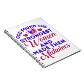 Gott fand die stärkste weibliche Hebamme Notizblock (Rechte Seite)